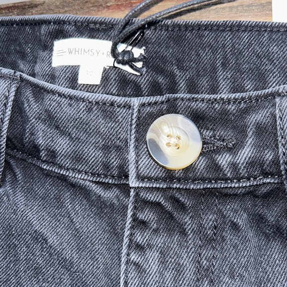 EUC Natasha Short in Vintage Black Wash Jean Shorts Size 32 - Picture 13 of 16